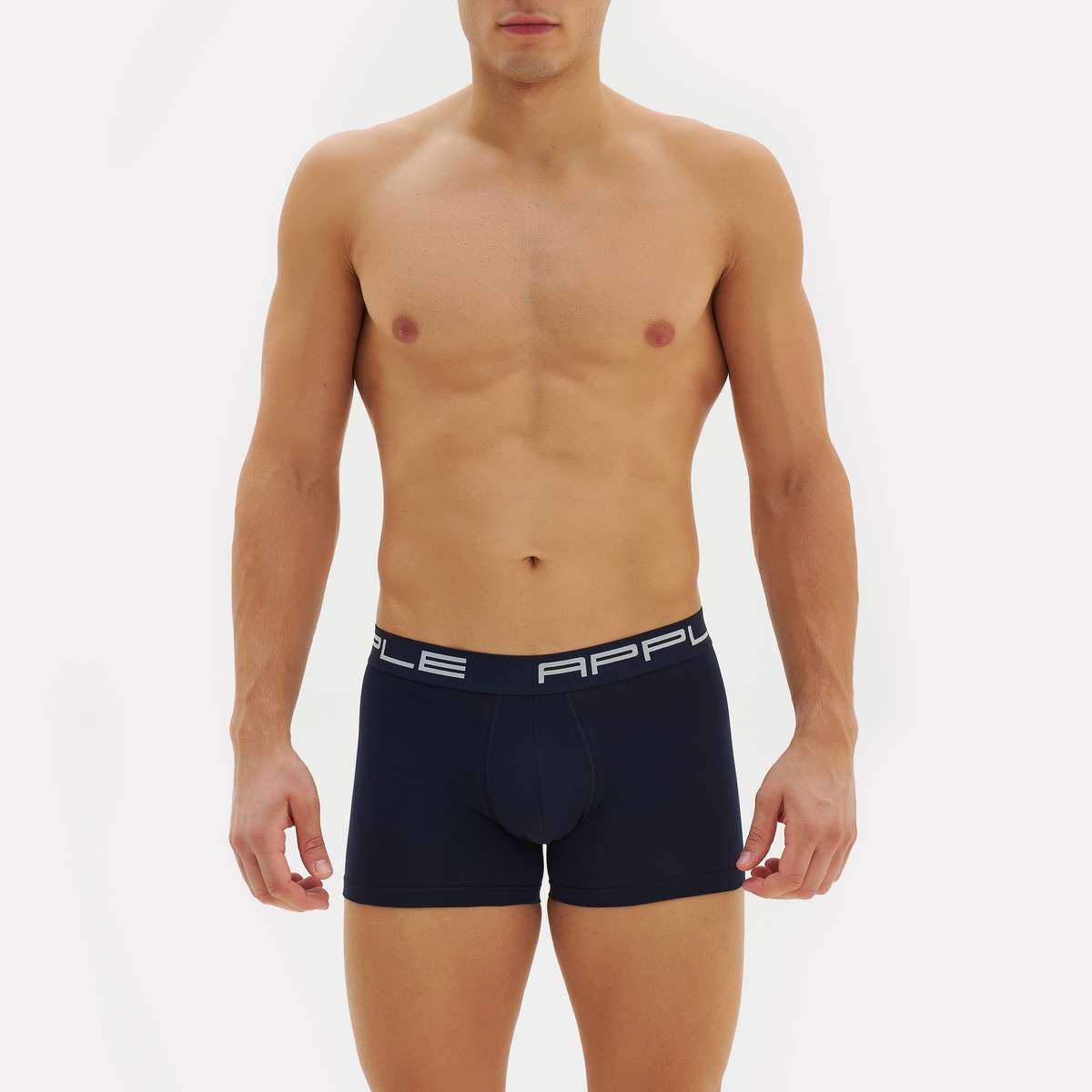 APPLE BOXER MEN΄S BOXER 3PACK 0113965 BLACK-BORDEAUX-NAVY  - Μαύρο-Μπορντό-Μπλε - L